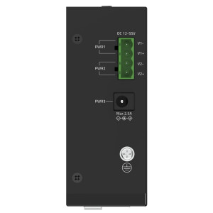 D-Link DIS-100G-10 10-Port Unmanaged Industrial Ethernet Switch, 2 SFP slots, Plug-and-play, Fanless, DIN-rail mount